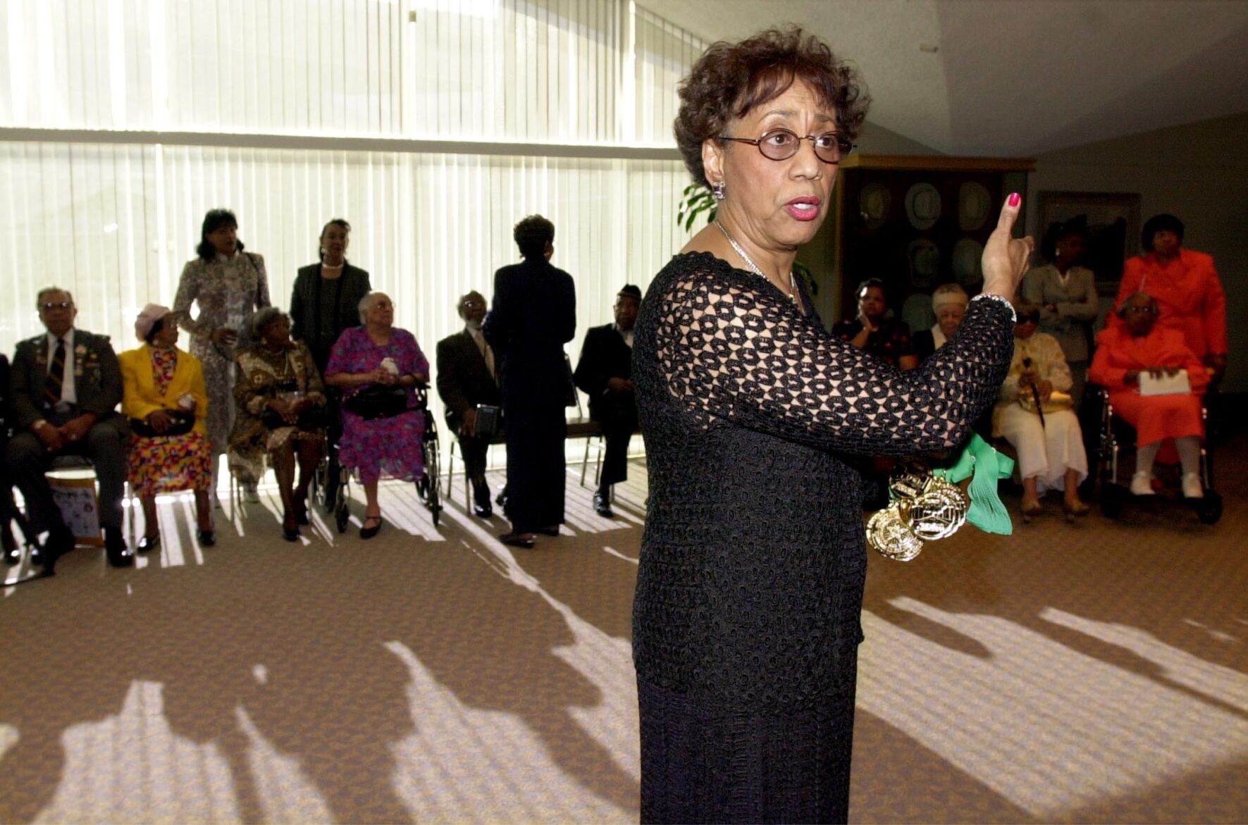 2001 - Banquet with massacre survivors